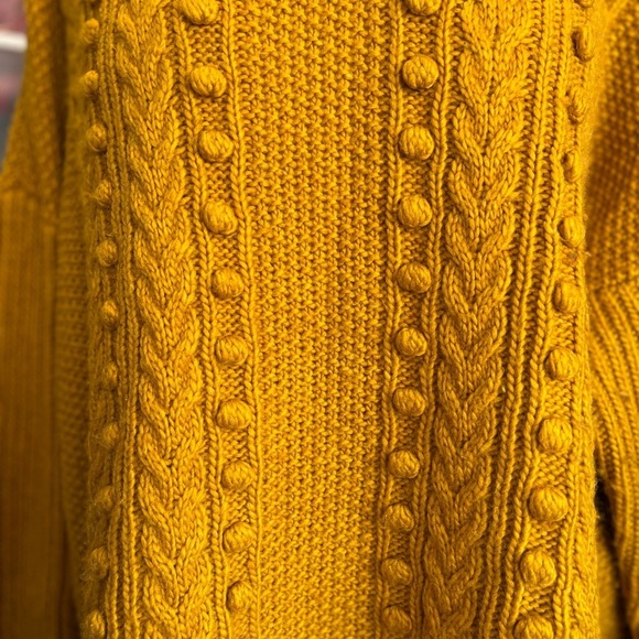 Talbots Mustard Cowl Neck Sweater - Picture 3 of 8